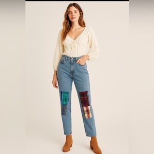 Vintage Levi’s 550 Mom jean patchwork size 10 vintage‎ 27 waist